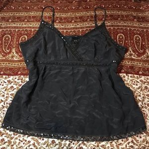 Silk Cami Embellished top